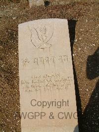 Cassino War Cemetery - Bag Krishna Gharti, 